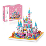 MOYU Fairy Tale Castle Sleeping Beauty Castle Micro-Diamond Particle Building Block Set-One Quarter