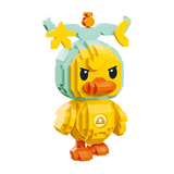 LT Duck Curly Zodiac Libra Micro-Diamond Particle Building Block Set