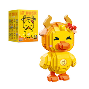 MOYU LT Duck Nadia Zodiac Taurus Micro-Diamond Particle Building Block Set-One Quarter