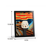 MOYU Masterpiece Edvard Munch The Scream Micro-Diamond Particle Building Block Set-One Quarter