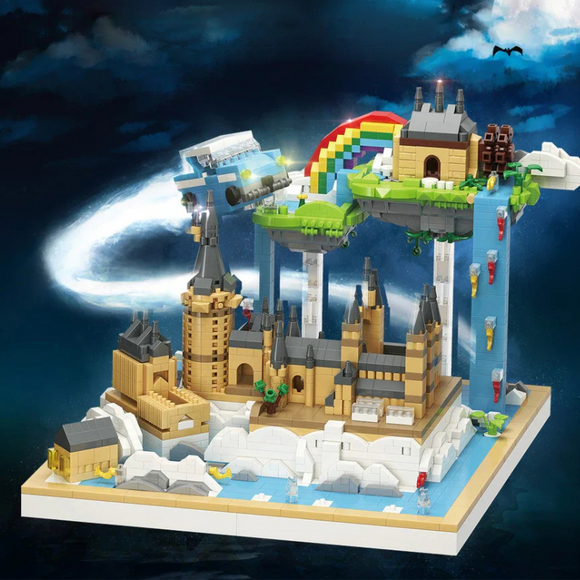 MOYU Wizarding World Magic School Hogwarts™ Castle Micro-Diamond Particle Building Block Set-One Quarter