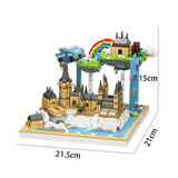 MOYU Wizarding World Magic School Hogwarts™ Castle Micro-Diamond Particle Building Block Set-One Quarter