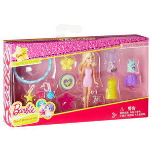 Mattel Barbie Complete Play Horoscope Gemini Mini Doll and Fashion Pack-One Quarter