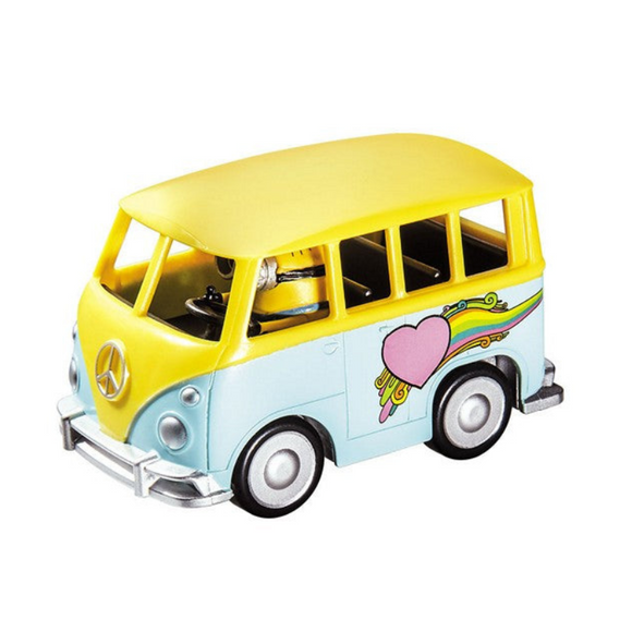 Mondo Motors Despicable Me Minions Bob with Volkswagen Van 1:43 Die-Cast Vehicle-One Quarter
