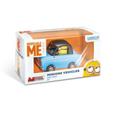 Mondo Motors Despicable Me Minions Dave with Lucy's Blue Car 1:43 Die-Cast Vehicle-One Quarter