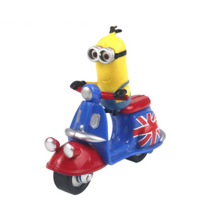 Mondo Motors Despicable Me Minions Kevin with British Scooter 1:43 Die-Cast Vehicle-One Quarter