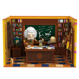 NiceBrick Famous Celebrities Albert Einstein in Study Building Toy Set-One Quarter