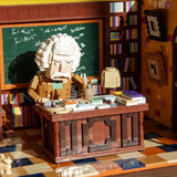 NiceBrick Famous Celebrities Albert Einstein in Study Building Toy Set-One Quarter