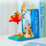 Pantasy Le Petit Prince® Red Plane Bookend Building Toy Set-One Quarter