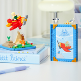 Pantasy Le Petit Prince® Red Plane Bookend Building Toy Set-One Quarter