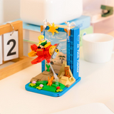 Pantasy Le Petit Prince® Red Plane Bookend Building Toy Set-One Quarter