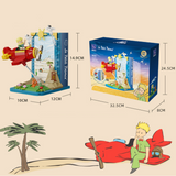 Pantasy Le Petit Prince® Red Plane Bookend Building Toy Set-One Quarter