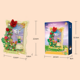 Pantasy Le Petit Prince® Rose 3D Painting Building Toy Set-One Quarter