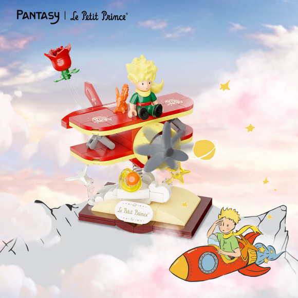 Pantasy Le Petit Prince® Starry Ride Plane Building Toy Set-One Quarter