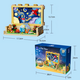 Pantasy Le Petit Prince® Travel Suitcase Building Toy Set-One Quarter
