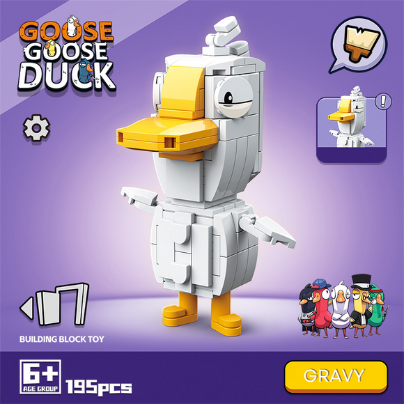 Quan Guan Goose Goose Duck Goose Role Gravy Building Block Set-One Quarter