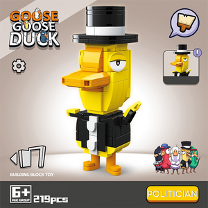 Quan Guan Goose Goose Duck Goose Role Politician Building Block Set-One Quarter