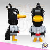 Quan Guan Goose Goose Duck Goose Role Vigilante Building Block Set-One Quarter