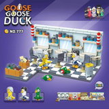 Quan Guan Goose Goose Duck Goosechapel Barbershop Building Block Set-One Quarter