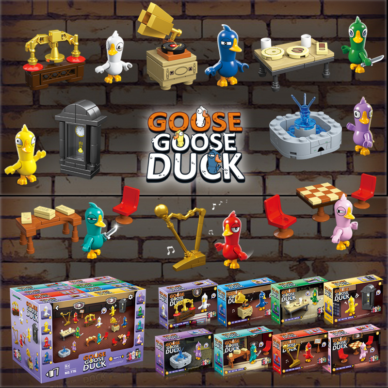 Goose Goose Duck Mallard Manor Building Block Set - One Quarter