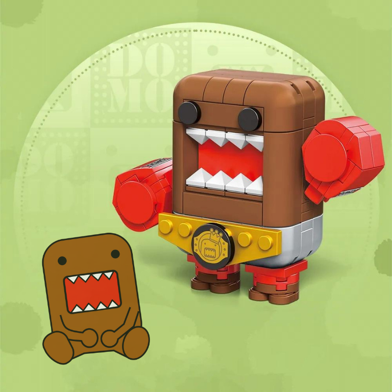 Boxer Building Bricks Domo-Kun Professional Boxer Domo Building Block Set - One Quarter