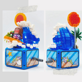 SEMBO Domo-Kun Surfer in the Waters Building Block Set-One Quarter