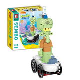 SEMBO SpongeBob SquarePants Squidward WorkStation Building Block Set-One Quarter