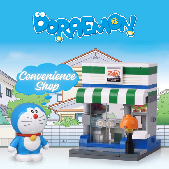 STAR DIAMOND blocks Doraemon Convenience Shop Building Block Set-One Quarter