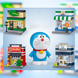 STAR DIAMOND blocks  Doraemon Tea Shop Building Block Set-One Quarter