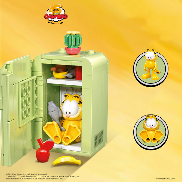 Sluban Garfield Refrigerator Buffet Building Block Set-One Quarter