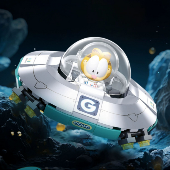 Sluban Garfield Space Flight Building Block Set-One Quarter