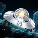 Sluban Garfield Space Flight Building Block Set-One Quarter