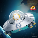 Sluban Garfield Space Flight Building Block Set-One Quarter