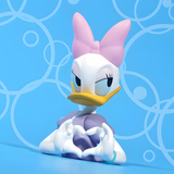 Soap Studio Disney Daisy Duck Love Hand Mini Bust Figurine-One Quarter