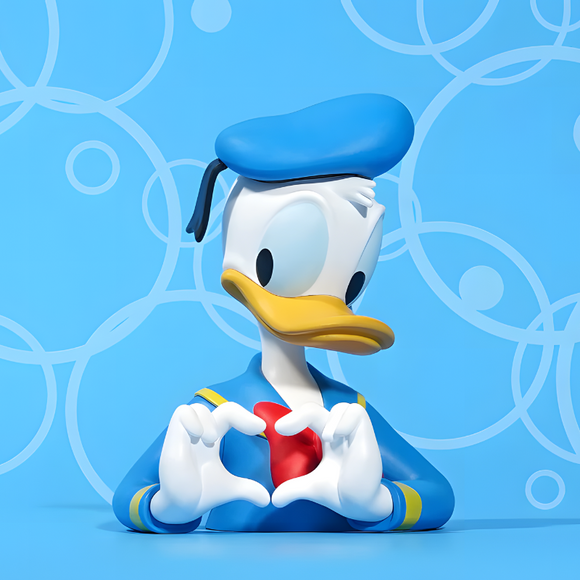 Soap Studio Disney Donald Duck Love Hand Mini Bust Figurine-One Quarter