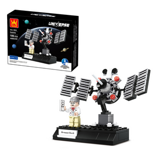 WANGE Cosmic Exploration Satellite and Hermann Oberth Building Block Set-One Quarter