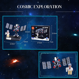 WANGE Cosmic Exploration Satellite and Hermann Oberth Building Block Set-One Quarter