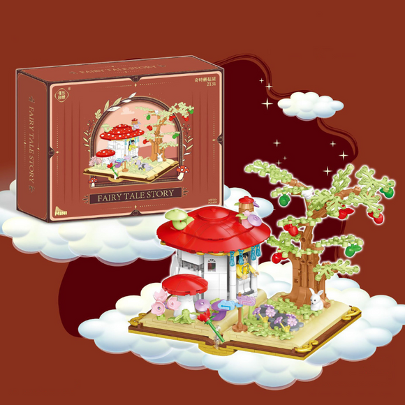 WL Creative Fairy Tale Storybook Little Red Riding Hood Building Block Set