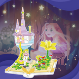WL Creative Fairy Tale Storybook Repunzel Building Block Set-One Quarter