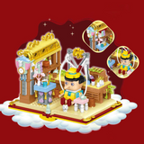 WL Creative Fairy Tale Storybook The Adventures of Pinocchio Building Block Set-One Quarter