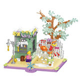 WL Creative Fairy Tale Storybook The Little Match Girl Building Block Set-One Quarter