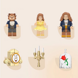 WeKKi Fairy Tale Town Storybooks Beauty and the Beast Rose's Waltz Building Toy Set-One Quarter