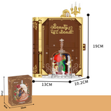 WeKKi Fairy Tale Town Storybooks Beauty and the Beast Rose's Waltz Building Toy Set-One Quarter