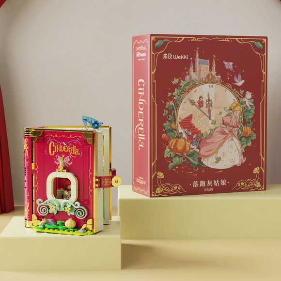 WeKKi Fairy Tale Town Storybooks Cinderella When Midnight Strikes Building Toy Set-One Quarter