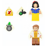 WeKKi Fairy Tale Town Storybooks Snow White Fist Kiss Building Toy Set-One Quarter
