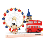 WeKKi Teddy Bear London Romance Building Block Set-One Quarter