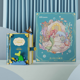 WeKKi Fairy Tale Town Storybooks The Little Mermaid Ariel's Adventure Building Toy Set-One Quarter