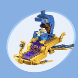 WeKKi Fairy Tale Town Vehicle Aladdin Jasmine's Magic Carpet Building Toy Set-One Quarter