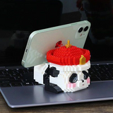 YKO Royal Panda Qing Dynasty Emperor Panda Micro-Diamond Particle Building Block Set-One Quarter