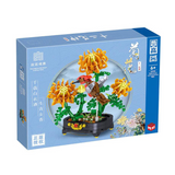 ZHE GAO Chinese Flower Fairies Chrysanthemum Mini Particle Building Block Set-One Quarter
